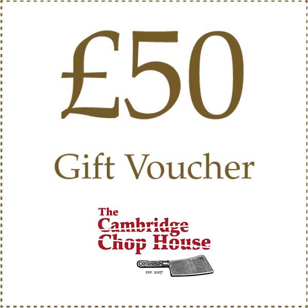 £50 Gift Voucher - The Cambridge Chop House